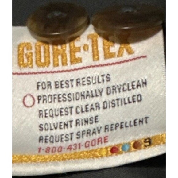 Vintage Eddie Bauer Trench Duster Coat Men’s M Gray 80s 90s Gore-Tex Belted - Picture 4 of 4